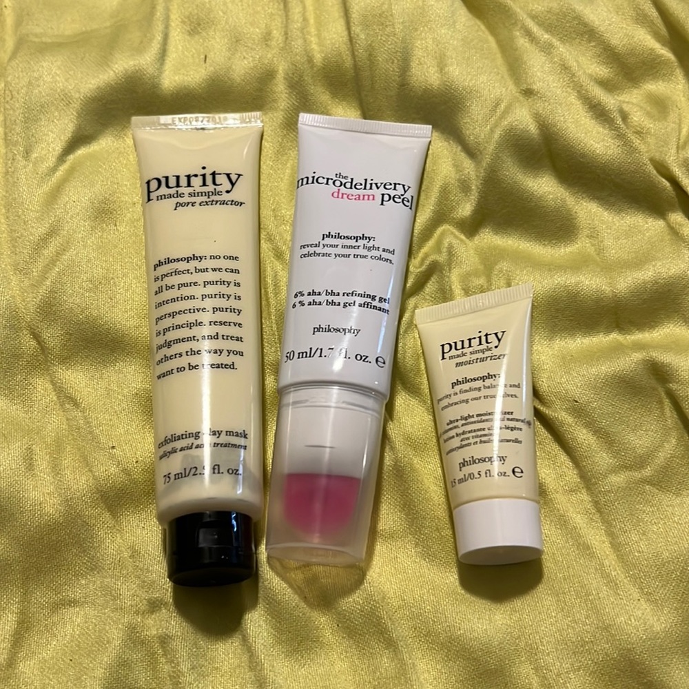 Philosophy set. Microdelivery Peel & The Purity Pore Extractor.